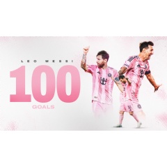 Leo Messi Reaches 100 Goals for Inter Miami CF