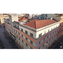 Aerial photograph of the future Kimpton hotel in Rome