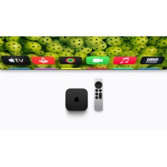 The new Apple TV 4K features Siri AI, which transforms how users search for, discover, and enjoy their favorite movies and TV shows; faster performance; and an even more immersive home theater experience.
