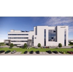 Rendering of the new insulin manufacturing facility at Sanofi BioCampus Frankfurt.