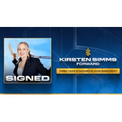 Sceptres Sign First-Round Pick Kirsten Simms to Three-Year Contract