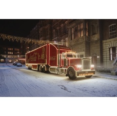Coca-Cola Holiday Caravan. Credit: The Coca-Cola Company