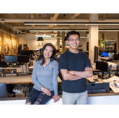 Vali Health�s Founders: Serena Dang (CEO) and Jason Wu (CTO).
