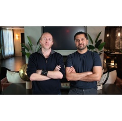 Dextr�s Founders: Scott Arnold (CTO) and Sajid Shariff (CEO)
