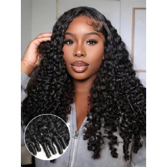 burmese curly human hair wig for black girls