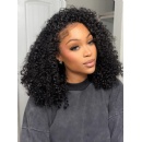 The Trend Everyones Talking About: CurlyMe Hair Kinky Curly Half Wig