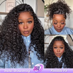 oq hair 360 glueless lace wig
