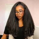 BGMgirl New Kinky Straight Half Wigs With Spiral Curly EndsA Game-Changer for Type 4 Hair