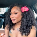 OhMyPrettyWig Kinky Curly Half Wig Are Best Glueless Wigs For Black Women