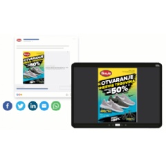 Seamlessly share digital catalogs online.