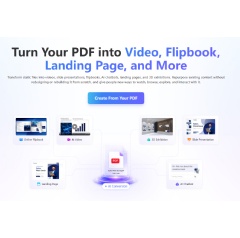 Recastia offers PDF to website with AI drafts.